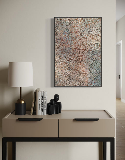 PENNIES | framed giclee on canvas print