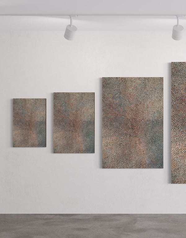 PENNIES | framed giclee on canvas print