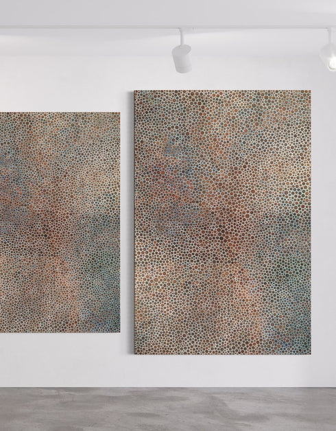 PENNIES | framed giclee on canvas print