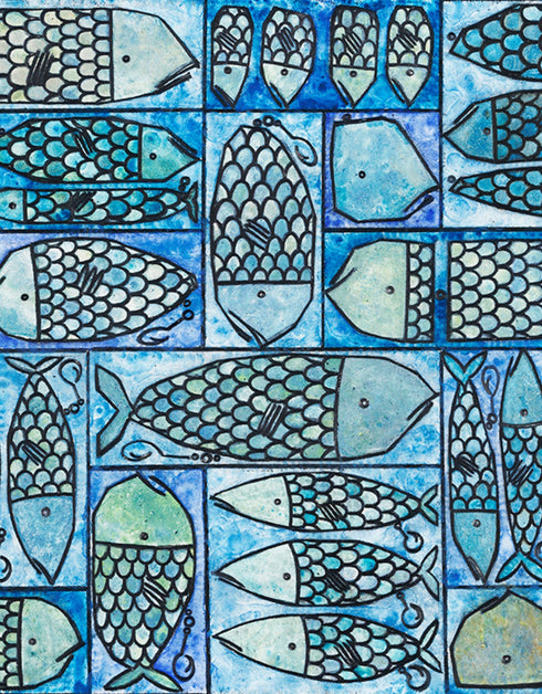 SARDINE TACKLE BOX | framed giclee on canvas print