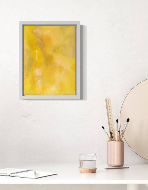 SCREAMING YELLOW ZONKER | framed giclee on canvas print