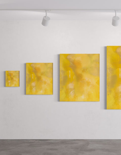 SCREAMING YELLOW ZONKER | framed giclee on canvas print