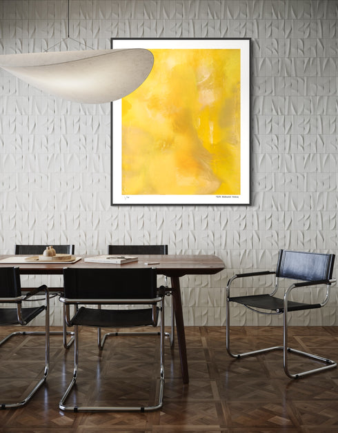 Screaming Yellow Zonker is a Limited Edition Print by Seth B. Minkin, with bold yellow tones and dynamic brushstrokes, capturing an exciting and energetic design.