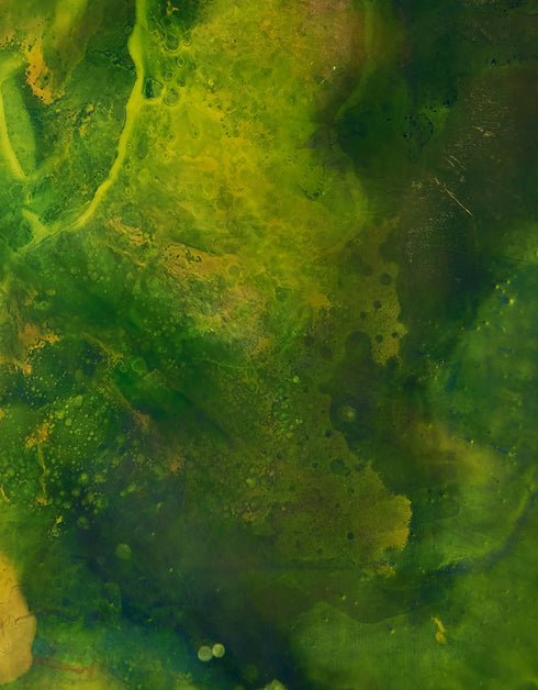 Substrata is a Limited Edition Print by Seth B. Minkin, with rich browns, ochres, and metallic highlights, capturing the earth's layered textures and natural beauty.