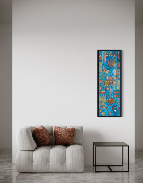 TACKLE BOX | framed giclee on canvas print