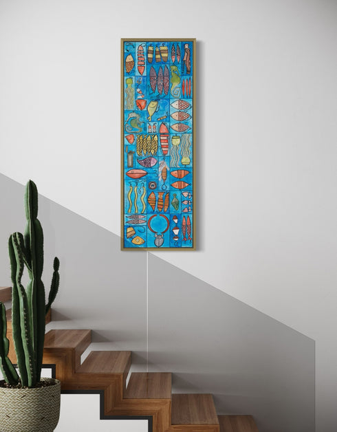 TACKLE BOX | framed giclee on canvas print