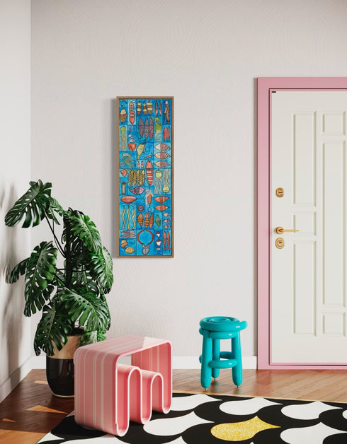 TACKLE BOX | framed giclee on canvas print