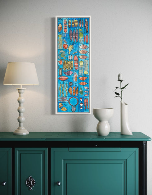 TACKLE BOX | framed giclee on canvas print