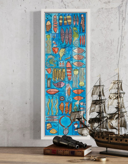 TACKLE BOX | framed giclee on canvas print