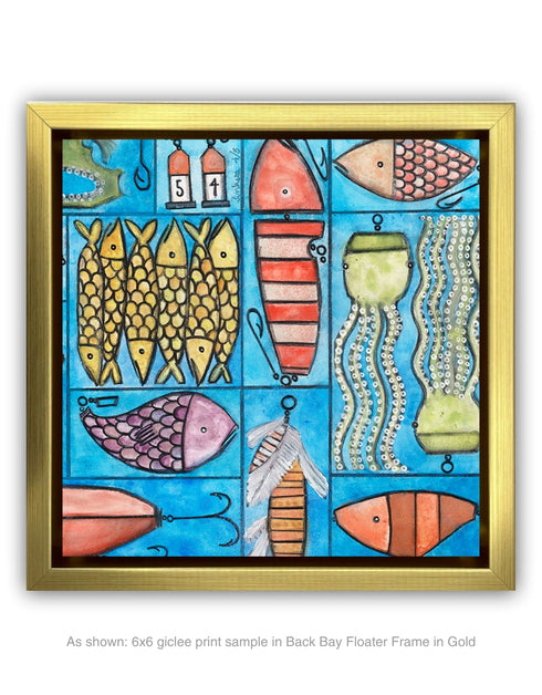 TACKLE BOX | framed giclee on canvas print