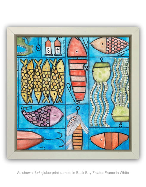 TACKLE BOX | framed giclee on canvas print