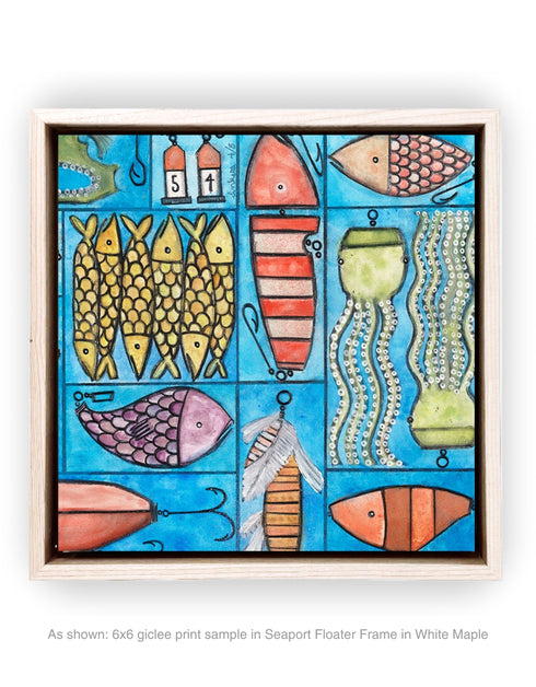 TACKLE BOX | framed giclee on canvas print