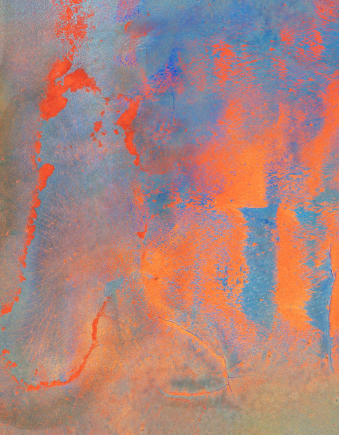 A bright, ethereal Giclee on Canvas Print celebrating earth, fire, water, and air with vivid colors and dynamic contrasts.