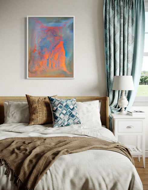 THE FOUR ELEMENTS | framed giclee on canvas print