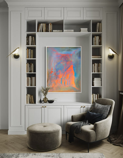 THE FOUR ELEMENTS | framed giclee on canvas print