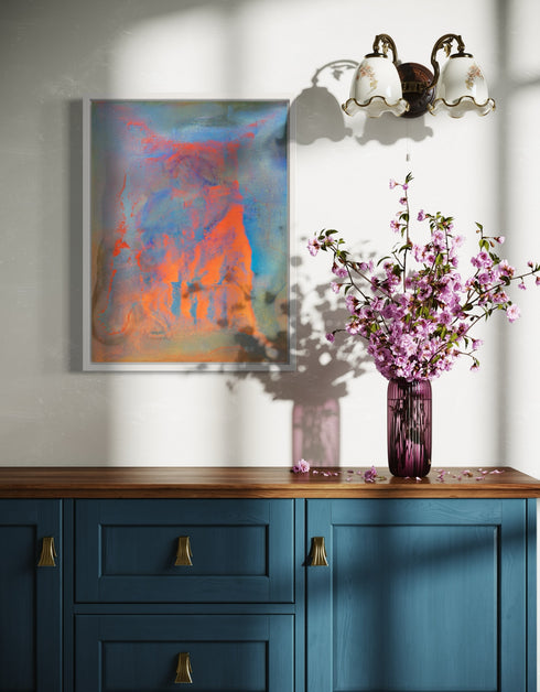 THE FOUR ELEMENTS | framed giclee on canvas print