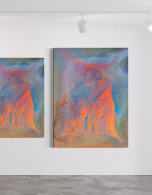 THE FOUR ELEMENTS | framed giclee on canvas print