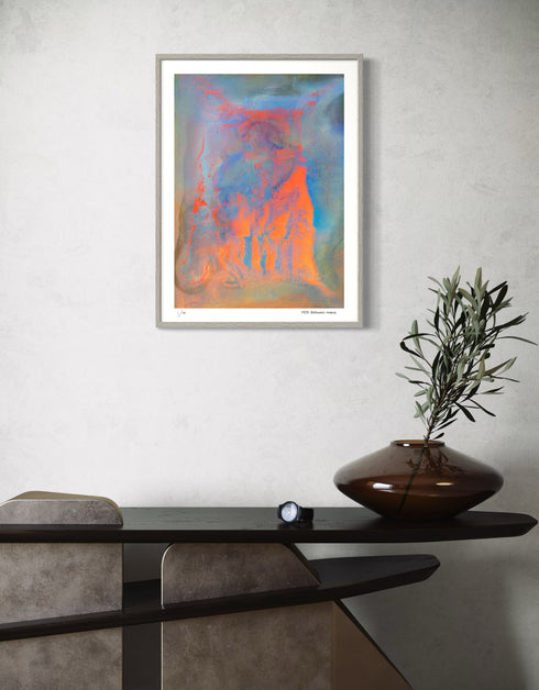 The Four Elements is a Limited Edition Print by Seth B. Minkin, with distinct colors and textures of earth, water, fire, and air, representing elemental forces.