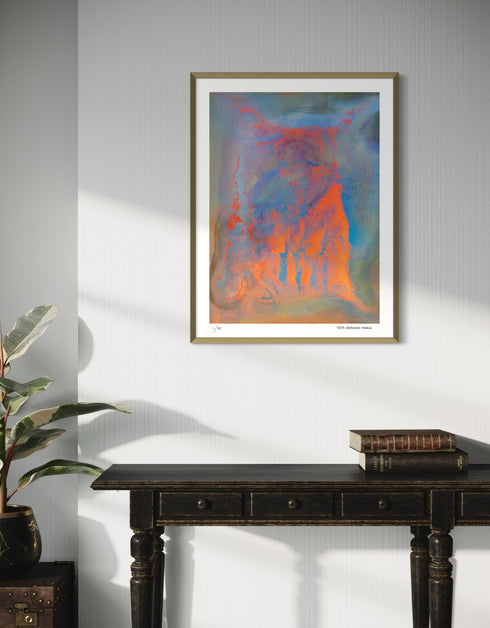 The Four Elements is a Limited Edition Print by Seth B. Minkin, with distinct colors and textures of earth, water, fire, and air, representing elemental forces.