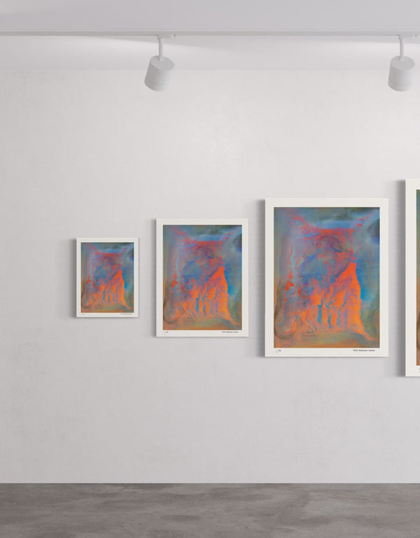 The Four Elements is a Limited Edition Print by Seth B. Minkin, with distinct colors and textures of earth, water, fire, and air, representing elemental forces.