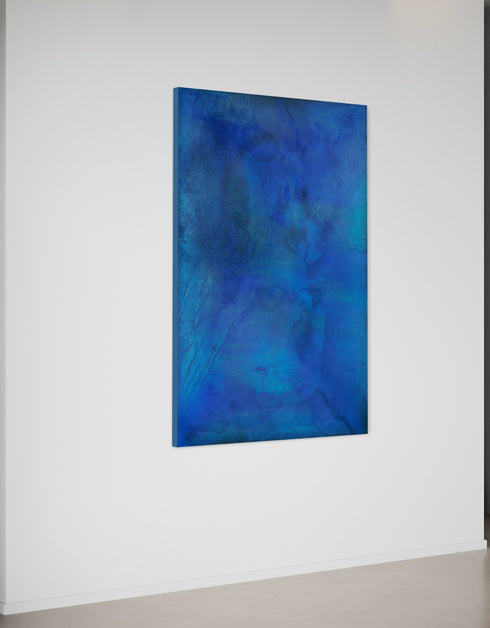 TRUE BLUE | framed giclee on canvas print