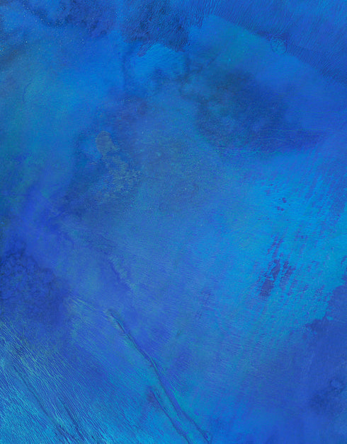 TRUE BLUE | framed giclee on canvas print