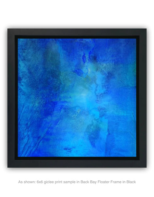 TRUE BLUE | framed giclee on canvas print