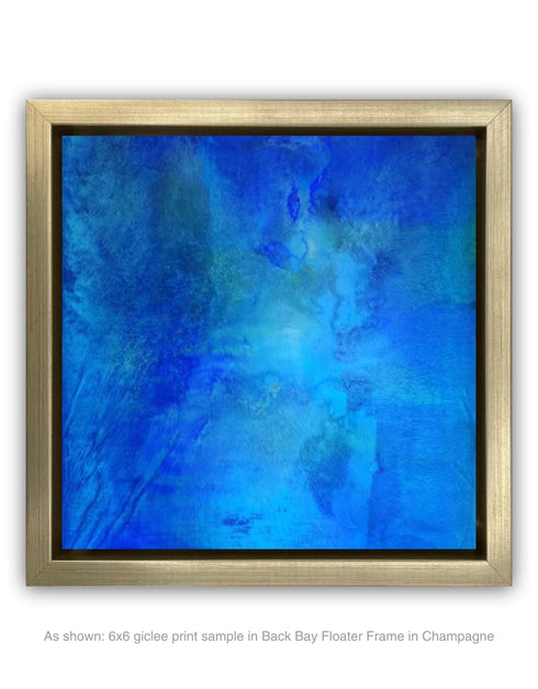 TRUE BLUE | framed giclee on canvas print