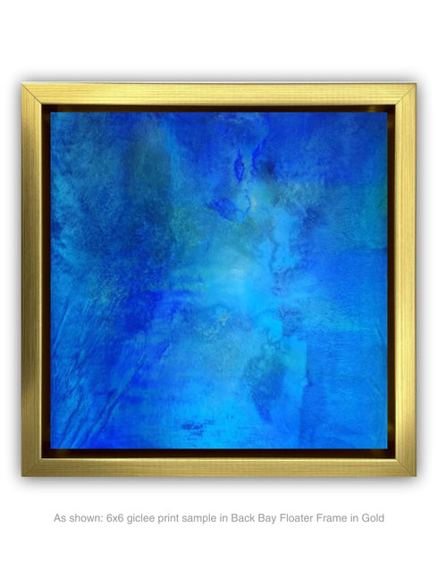 TRUE BLUE | framed giclee on canvas print