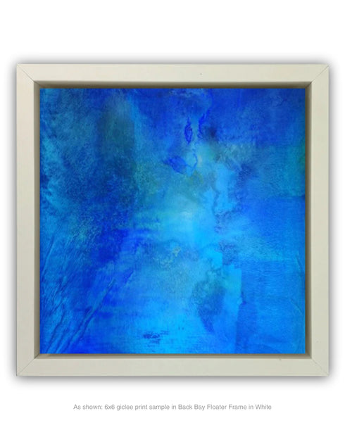 TRUE BLUE | framed giclee on canvas print
