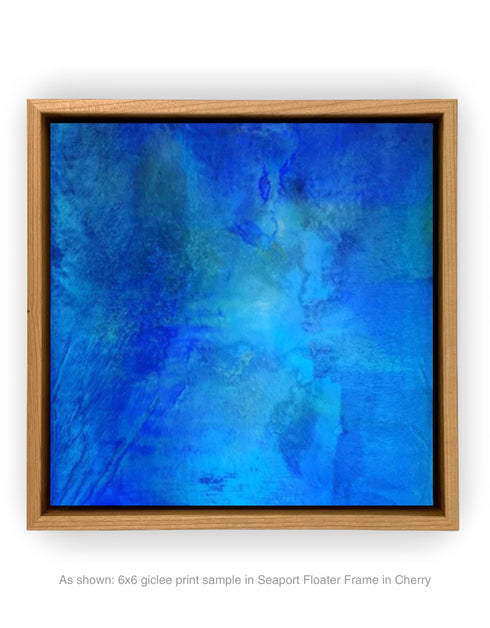TRUE BLUE | framed giclee on canvas print