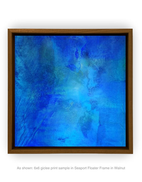 TRUE BLUE | framed giclee on canvas print