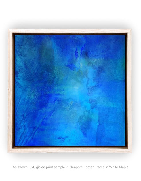 TRUE BLUE | framed giclee on canvas print