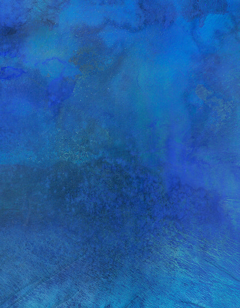 True Blue is a Limited Edition Print by Seth B. Minkin, with rich blues and dynamic textures, reflecting bold and sophisticated design.