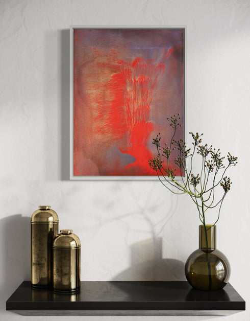 VOLCANO | framed giclee on canvas print