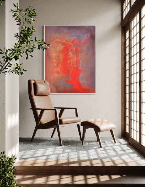 VOLCANO | framed giclee on canvas print