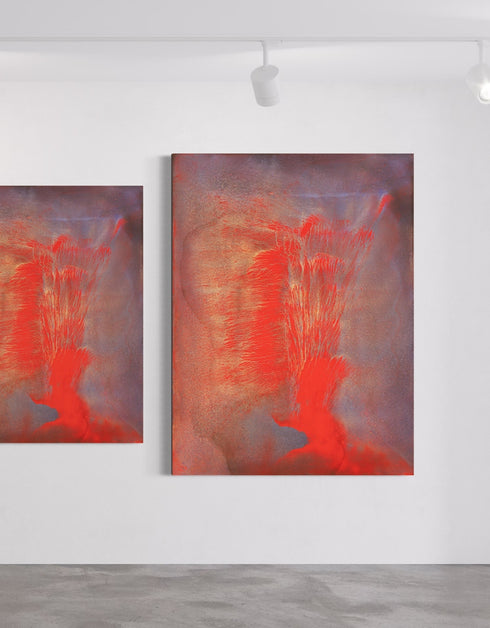 VOLCANO | framed giclee on canvas print