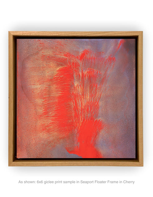 VOLCANO | framed giclee on canvas print