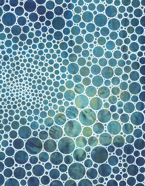 WHITE CIRCLES DEEP OCEAN | limited edition print