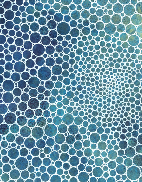 WHITE CIRCLES DEEP OCEAN | limited edition print