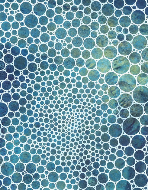 WHITE CIRCLES DEEP OCEAN | limited edition print