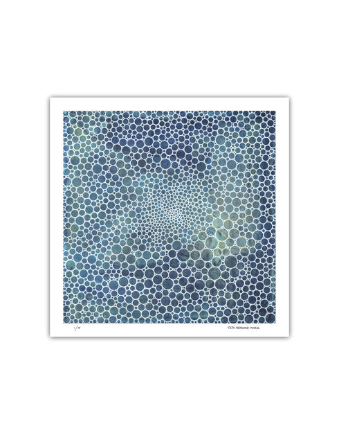 WHITE CIRCLES DEEP OCEAN | limited edition print