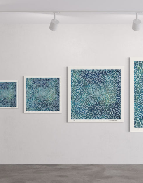 WHITE CIRCLES DEEP OCEAN | limited edition print