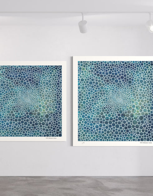 WHITE CIRCLES DEEP OCEAN | limited edition print