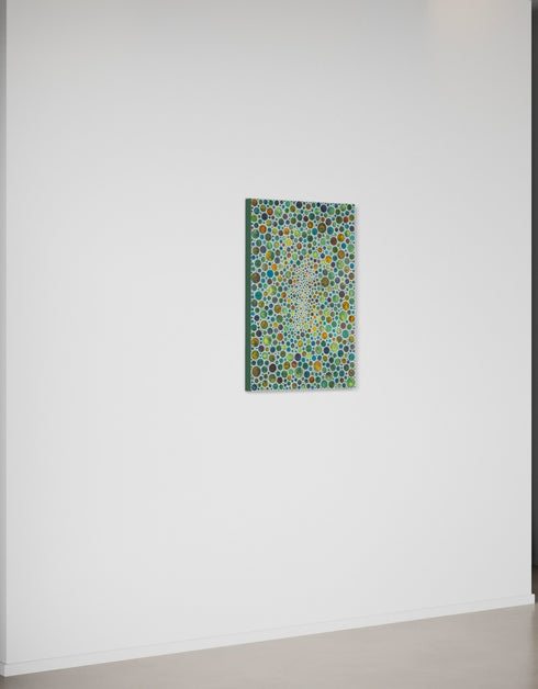 WHITE CIRCLES | framed giclee on canvas print