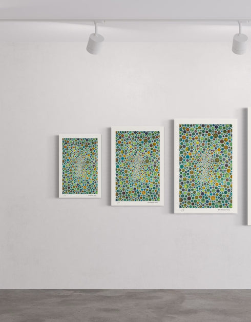 White Circles is a Limited Edition Print by Seth B. Minkin, with minimalist design and intricate textures, showcasing elegant white tones and modern aesthetic.