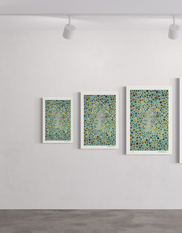 White Circles is a Limited Edition Print by Seth B. Minkin, with minimalist design and intricate textures, showcasing elegant white tones and modern aesthetic.