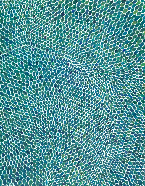 WHITE SCALES DIPTYCH | framed giclee on canvas print