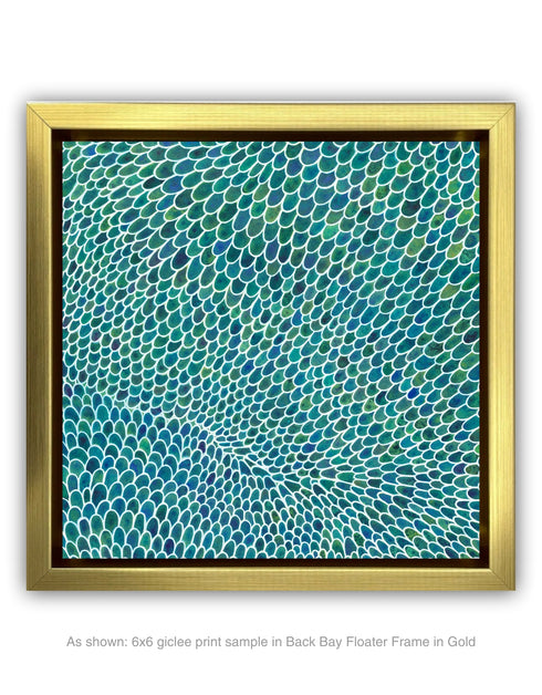 WHITE SCALES DIPTYCH | framed giclee on canvas print