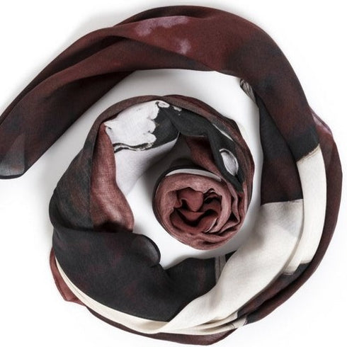 Sumo square modal cashmere scarf by Seth B. Minkin